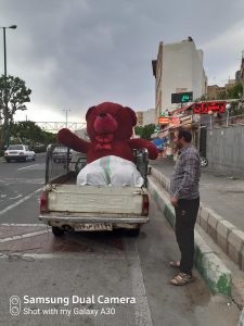 عروسک خرس سفید 5 متری - تصویر 5