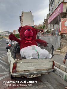 عروسک خرس سفید 5 متری - تصویر 3