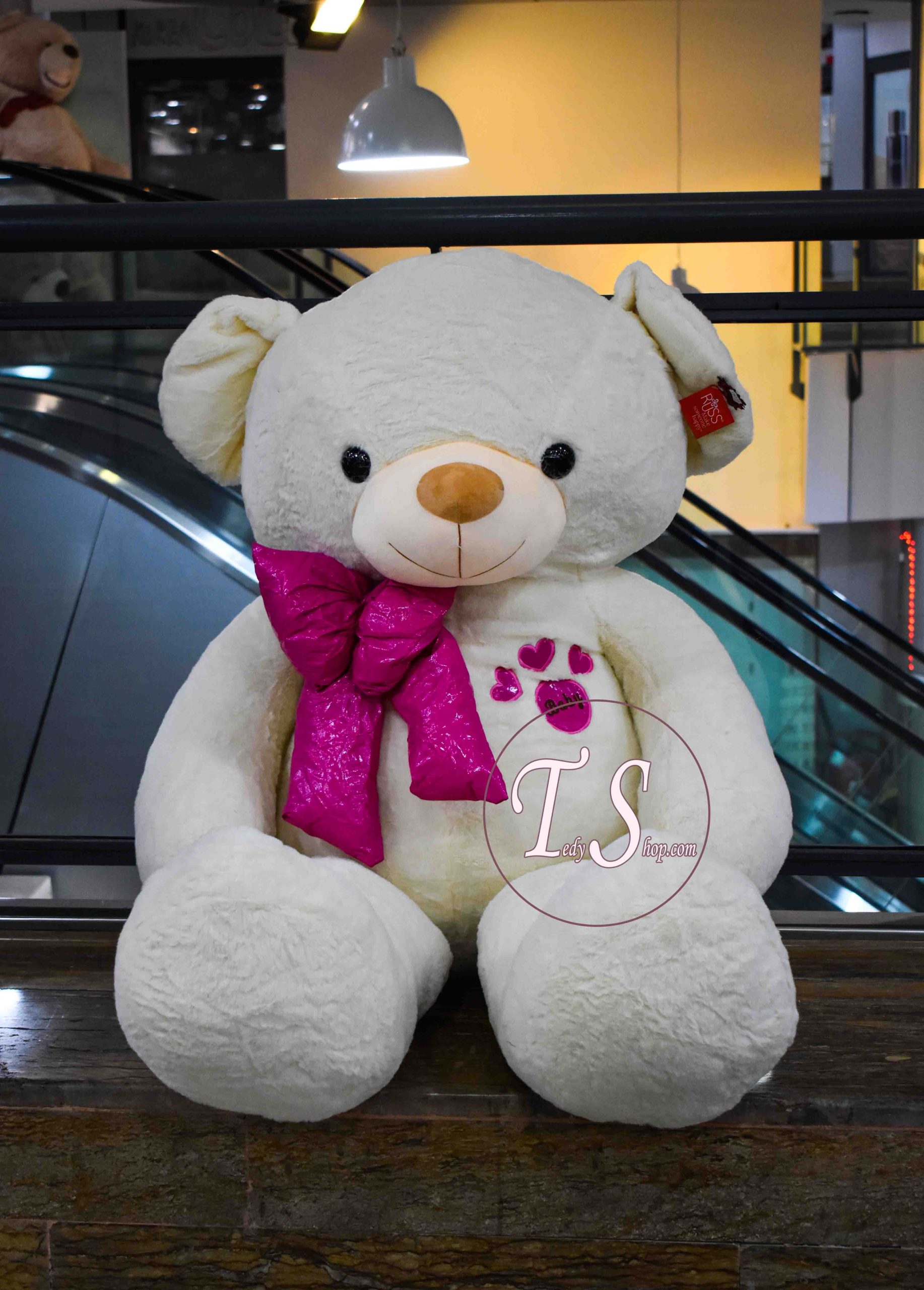 DSC_1812 خرس سفید پاپیون چرمی 170 سانتی - تصویر 1