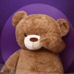 خرس شکلاتی بزرگ 145 سانتی
