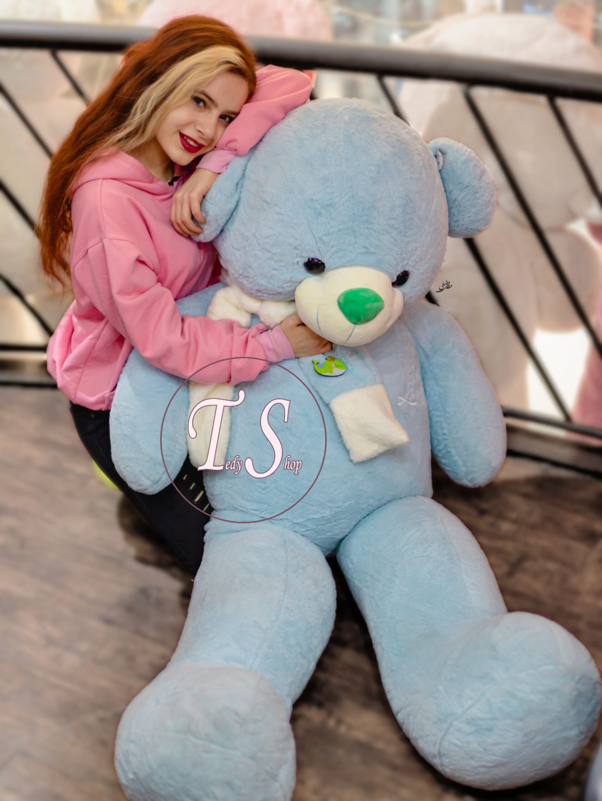IMG_5577 خرس آب شال دلفینی 180 سانتی متری - تصویر 1